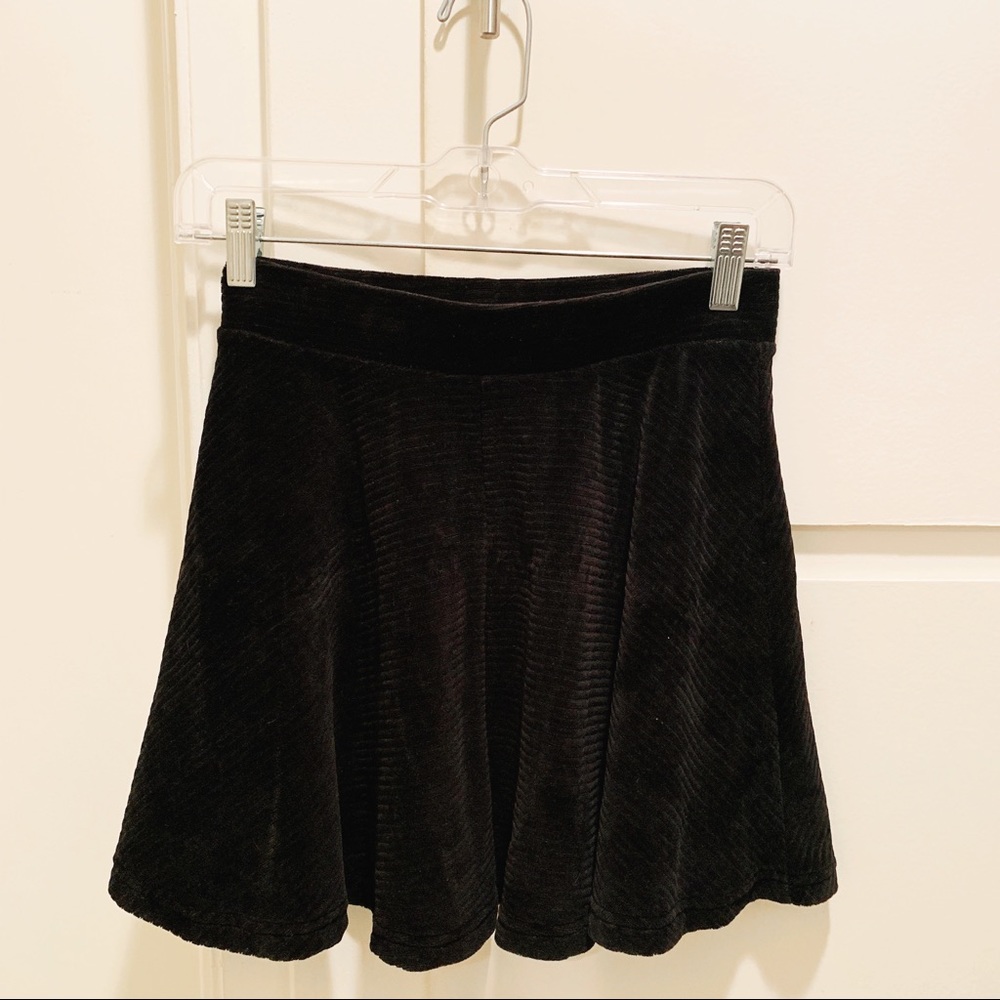 Velvet Miniskirt